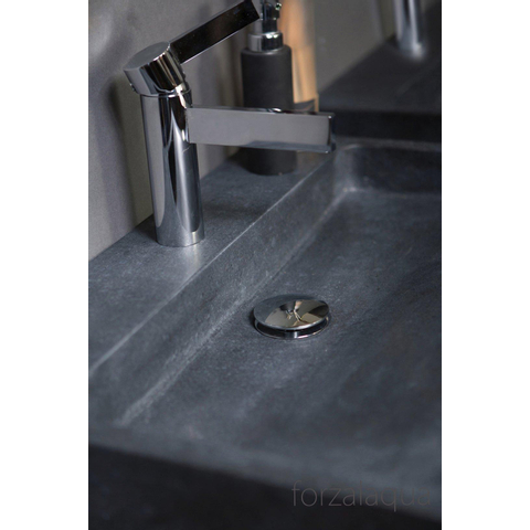 Forzalaqua afvoerplug 5/4 clicksysteem Rond Chroom SW67657